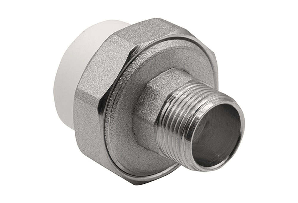 Муфта комб. разъемная, нар 32х3/4" EVER® БЕЛЫЙ (Россия)