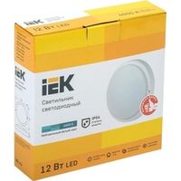 Светильник LED ДПО 4004 18Вт IP54 4000K круг белый IEK