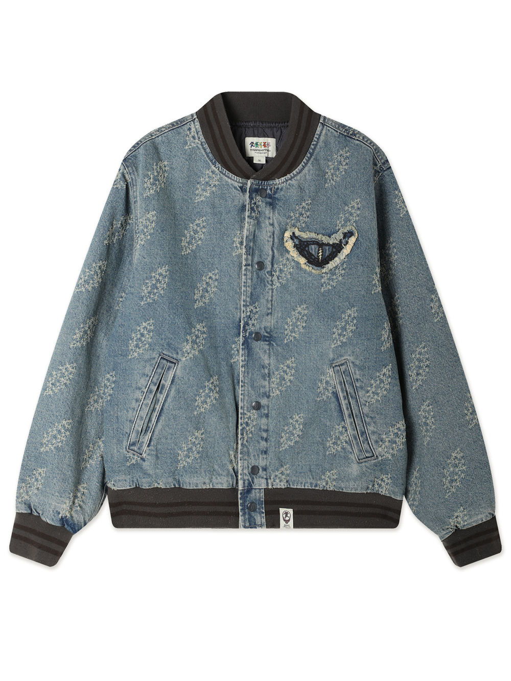 Бомбер Gd Lightning Denim Varsity