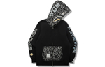 A Bathing Ape X Hajime Sorayama Shark Full Zip Худи черный