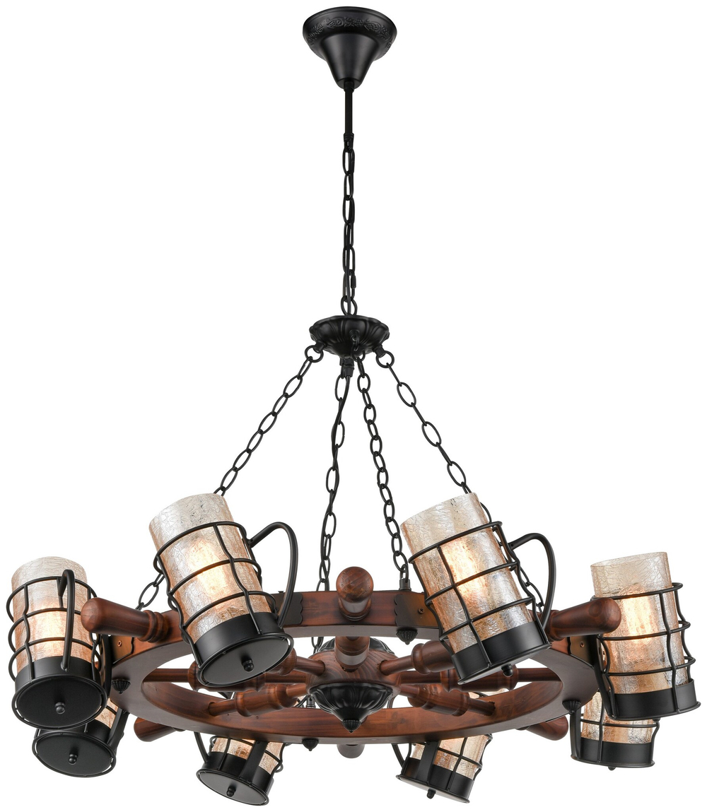 Люстра подвесная Velante Wooden 561-703-08