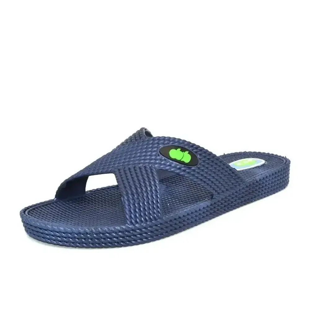 Пантолеты женские пляжные из ПВХ EvaShoes "София", Темно-синий