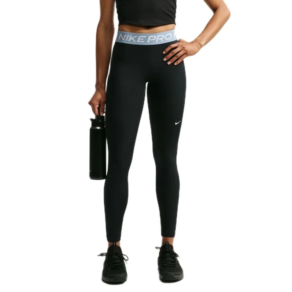 Женские леггинсы Nike Pro 365 Tight - black/work blue/white