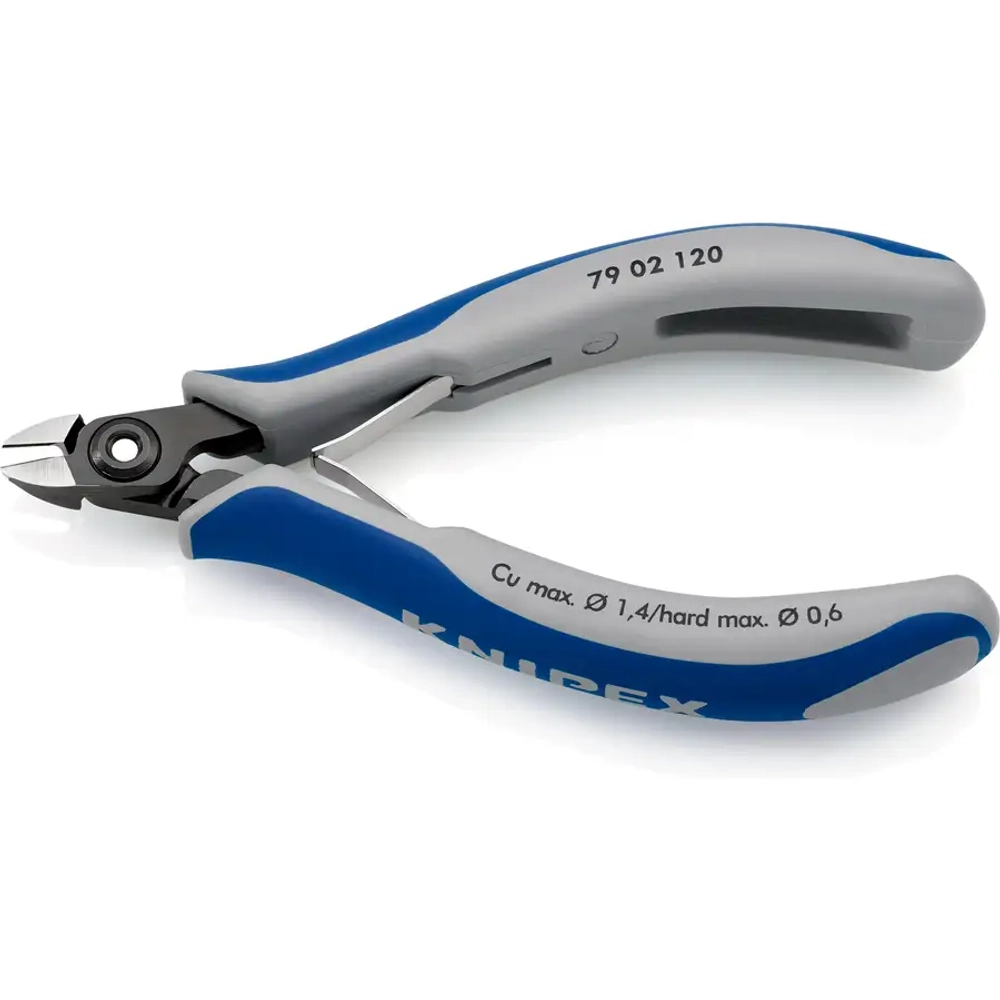 Прецизионные кусачки боковые для электроники чернёные 120 мм Knipex 79 02 120
