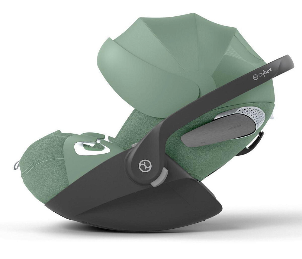 Коляска 3 в 1 Cybex Priam IV Rosegold complete и автокресло Cloud T i-Size Leaf Green Plus Off White