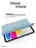 Чехол книжка для iPad 10 2022 (10.9")/ A16 2025 Gurdini Origami Case Голубой