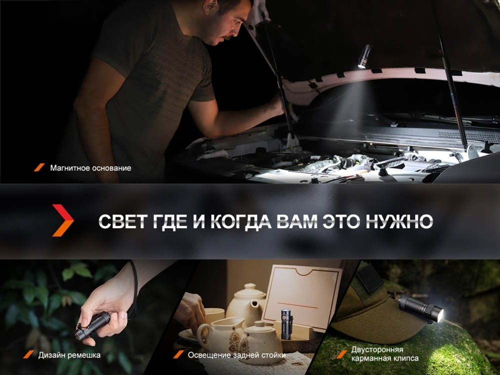 Фонарь Fenix E18R V2.0