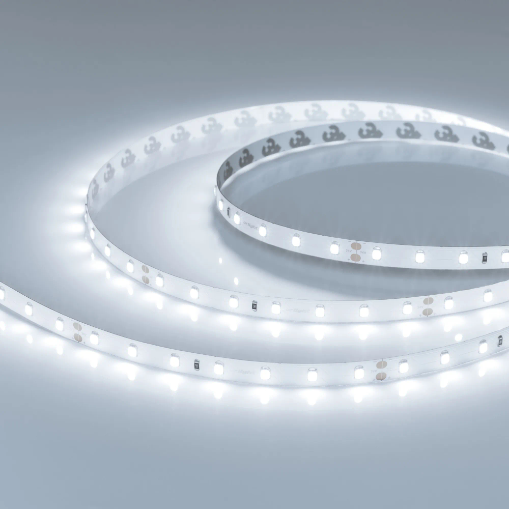 Светодиодная лента UL-A70-8mm 24V White6000 (3 W/m, IP20, 10m) (Arlight, 7 лет) 063306