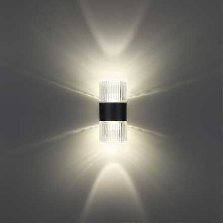 359292 STREET NT24 000 черный Светильник ландшафтный настенный IP65 LED 14W 4000K 175-265V ESTIMA