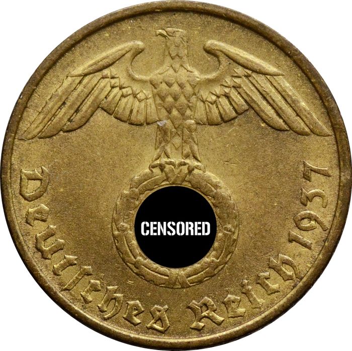 5 рейхспфеннигов 1937 Германия (Третий рейх) "A"
