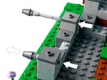 Конструктор Лего Майнкрафт Застава меча 21244 | LEGO Minecraft The Sword Outpost | набор с базой 427 деталей 8+