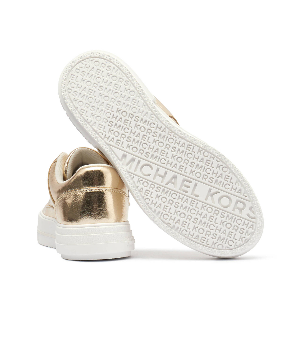 Кожаные кроссовки aurora Michael Kors - золотой(43T4AUFS1M)