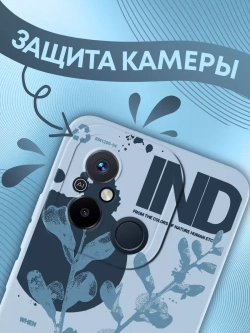 Чехол для Xiaomi Redmi 12C. Poco C55 с принтом