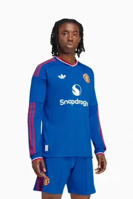 Футболка с длинными рукавами adidas Originals Manchester United 26/27 Away Authentic - синий
