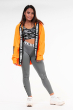 КОФТА NEBBIA NEON ENERGY OVERSIZED HOODIE 682 ORANGE