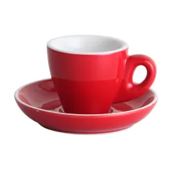 Кофейная пара 80 мл красная d 6,7 см h5,7 см Barista (Бариста) P.L. Proff Cuisine [6]
