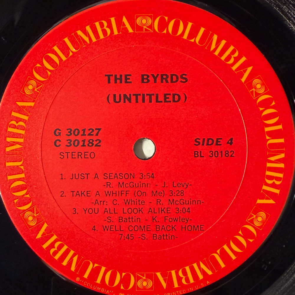 The Byrds ‎– Untitled 2LP (США 1970) Т