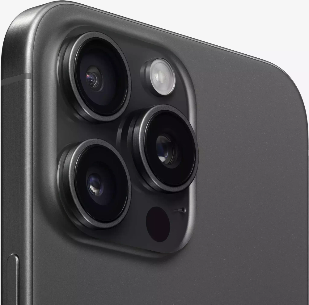 iPhone 15 Pro 128 ГБ, eSIM, чёрный титан
