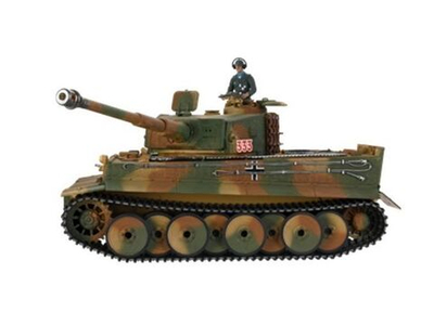 Радиоуправляемый танк Taigen Tiger 1 1:16 средняя версия с пневматической пушкой, дымом и звуковыми эффектами, V3 2.4G RTR