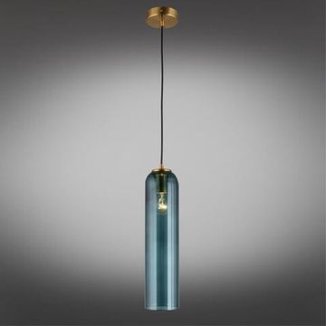 Подвесной светильник 1*Е27 OML-99616-01 бирюзовый Parrini Omnilux