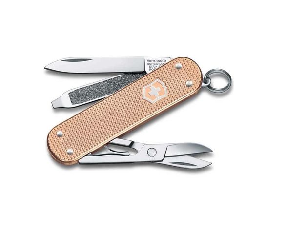 Цена наНож перочинный Victorinox Alox Classic SD Colors, Fresh Peach, персиковый алюминий, 7 функций, 58мм