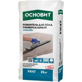 Универсальная смесь ровнитель для пола Основит Ниплайн FK47 25 кг