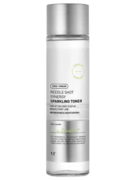 VT Cosmetics Интенсивный отшелушивающий тонер с микроиглами и минеральной водой Reedle Shot Synergy Sparkling Toner 150 мл