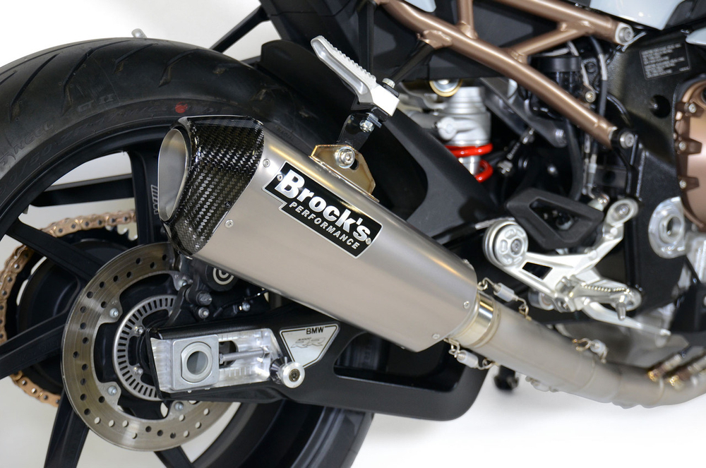 Brocks Performance Выхлопная система CT Singleс глушителем 16 дюймов BMW S 1000 RR