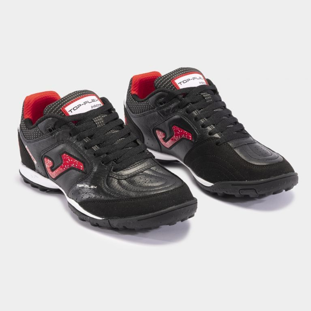 Сороконожки для футбола Joma TOP FLEX 2401 NEGRO ROJO TURF