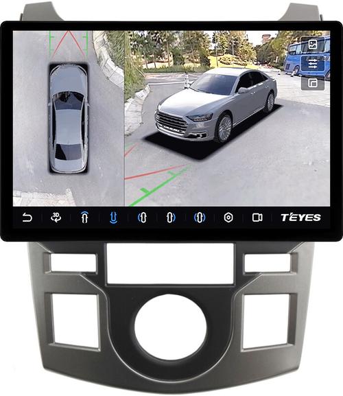 Магнитола для KIA Cerato 2 Koup 2008-2013 (купе) - Teyes CC3-2K-360 монитор 13" 2K QLED на Android 10, Быстрая, CarPlay, 4G SIM-слот, 4 камеры в комплекте