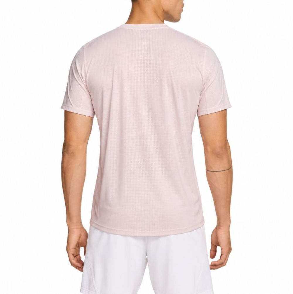 Теннисная футболка Nike Court Paris Slam Advantage Dri-Fit Tennis - pearl pink/silt red/black