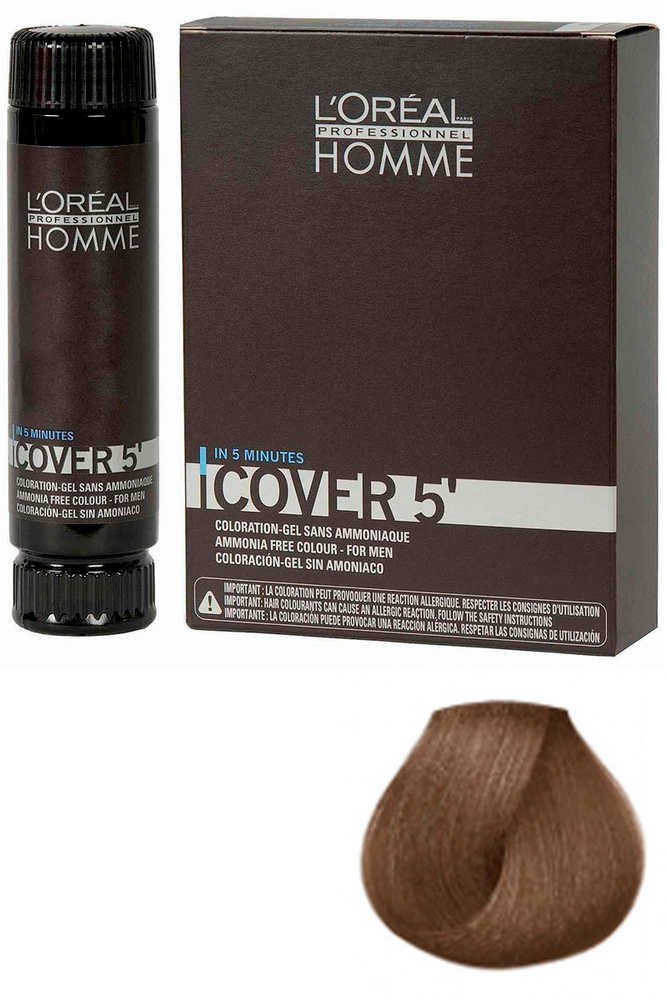 L'Oreal Professionnel Homme Cover 5 №6 3*50 мл