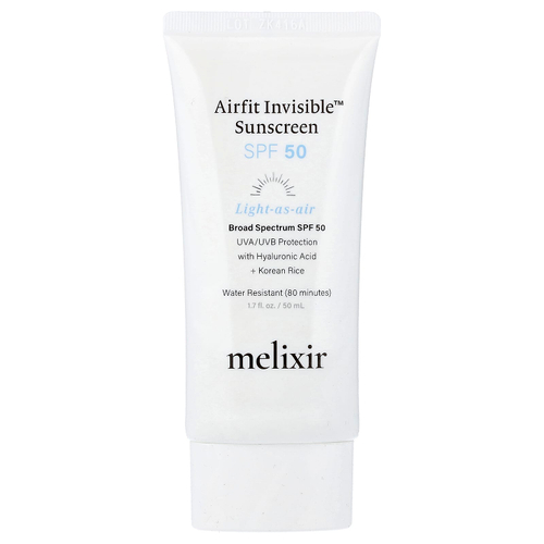 Melixir, Airfit Invisable™, солнцезащитный крем, SPF 50, 50 мл (1,7 жидк. унции)