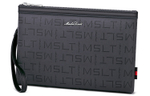 MashaLanti PVC Handheld Bag, Commute Bag, Envelope Bag, Clutch Regular Men"s Black