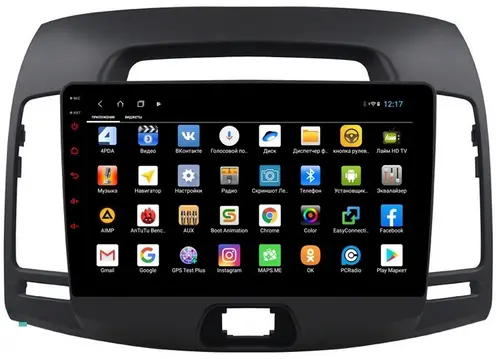 Магнитола для Hyundai Elantra 4 2006-2010 (HD) - Parafar PF980XHD на Android 13, CarPlay, 4G SIM-слот