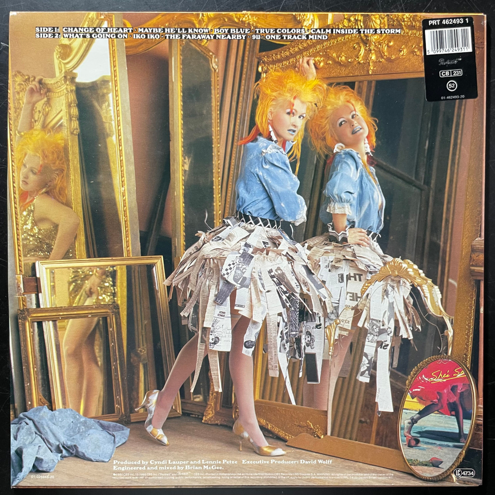 Cyndi Lauper ‎– True Colors (Голландия 1986г.)