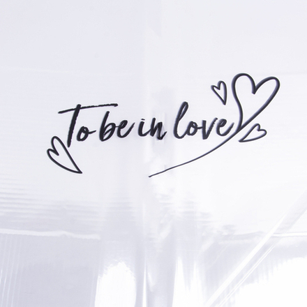 ЛИСТ To be in love 58*58/20шт ЧЕРНЫЙ