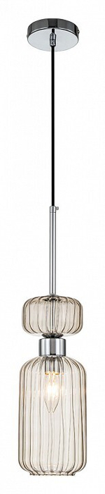 Подвесной светильник Escada Gloss 1141/1S Chrome/Beige