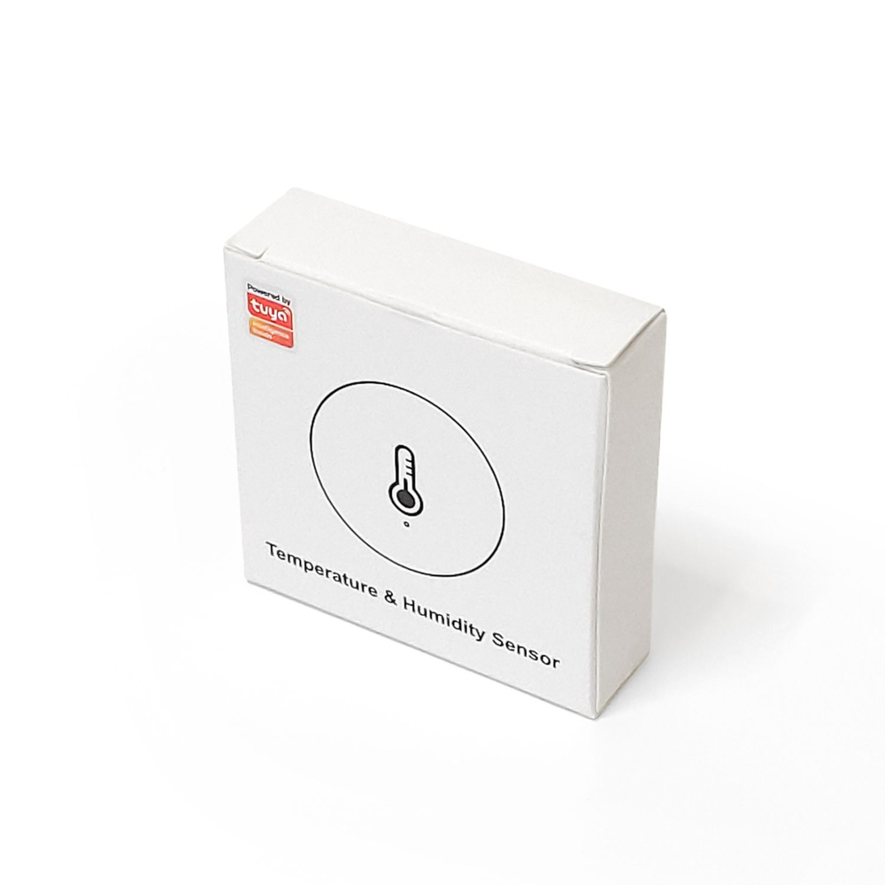 Умный датчик температуры и влажности круглый Zigbee, Tuya Smartlife