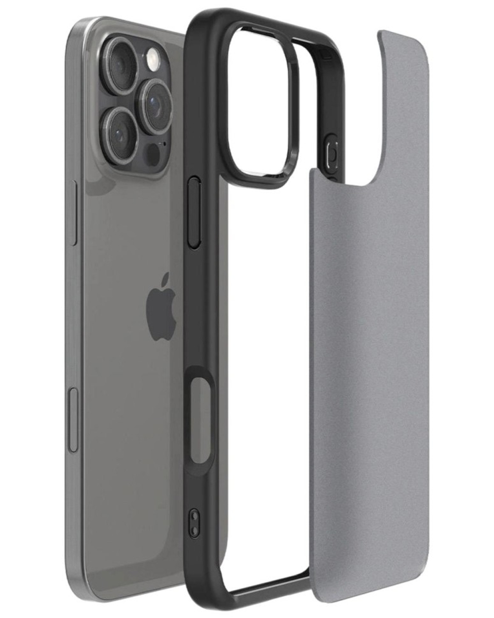 Накладка для i-Phone 16 Pro Max 6.7" Spigen Ultra Hybrid (ACS07995) черный