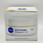 Крем для лица дневной 55+ Nivea Anti-Wrinkle + Revitalizing с маслом арганы и виноградных косточек, SPF 15, 50 мл