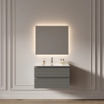 Зеркало для ванной комнаты SANCOS Поле 2.0 (Square 2.0) 800х700 led подсветка 2700K/4000K/5000K SQ2.800