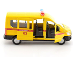 Модель ин. мет. "Ford Transit. Реанимация" 12см, открыв. двери, коробка SB-18-18-A-Y-WB (Технопарк)
