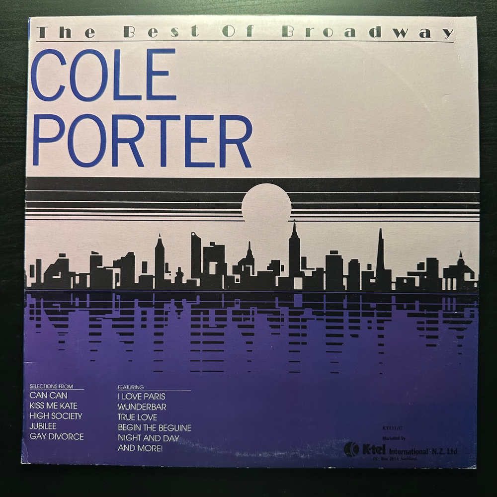 George Gershwin / Cole Porter - The Best Of Broadway (Новая Зеландия)