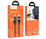 Usb Кабель-зарядка Type-C на Lightning Hoco U137 3A 1.2м черный