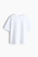 Хлопковая футболка оверсайз - H&M