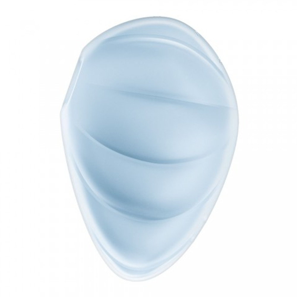 Стимулятор клитора с вибрацией и воздушной стимуляцией Satisfyer Cloud Dancer голубой