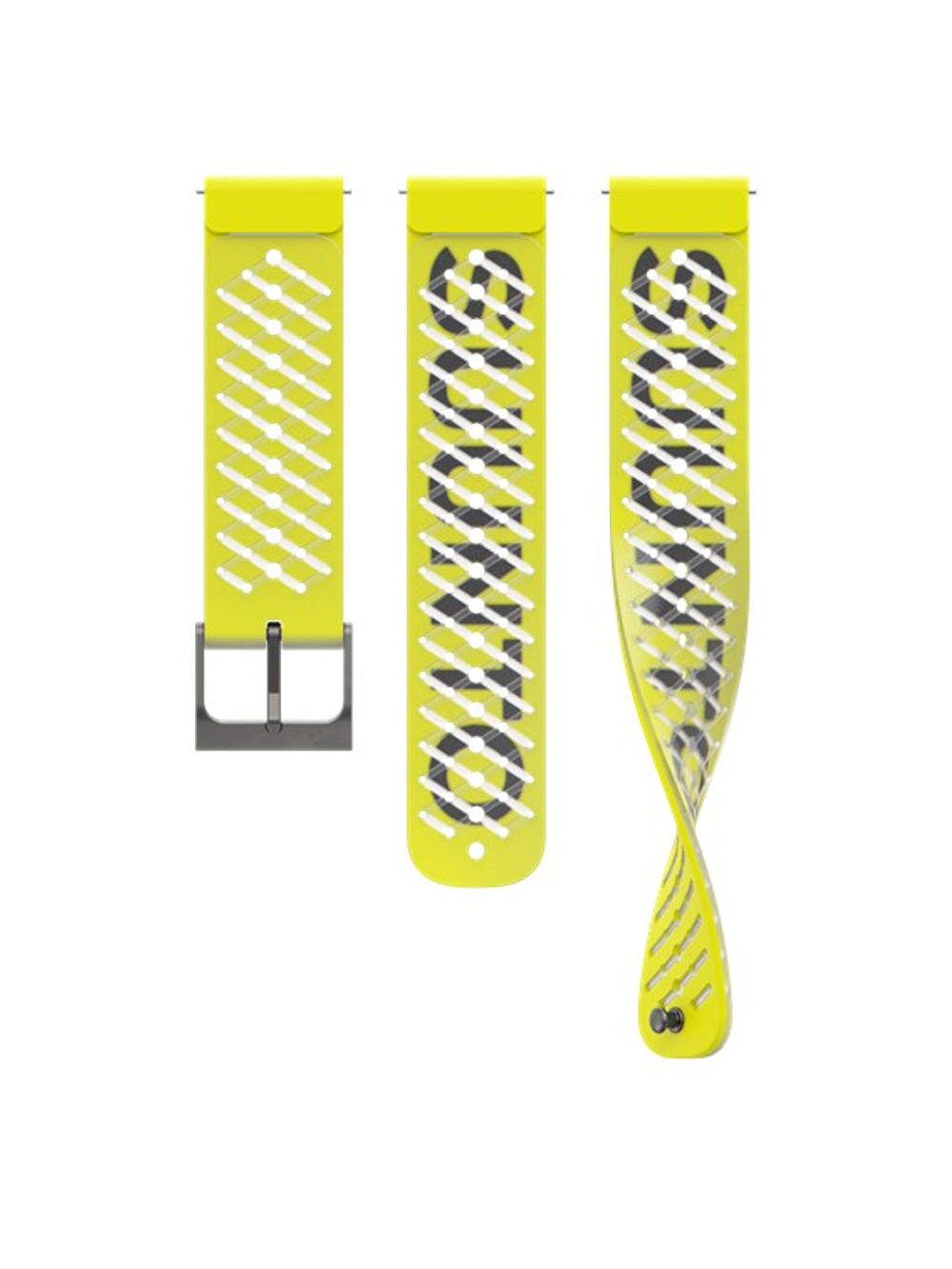 Ремешок силиконовый для часов Suunto 22 мм SILICONE STRAP LEMON YELLOW S+M