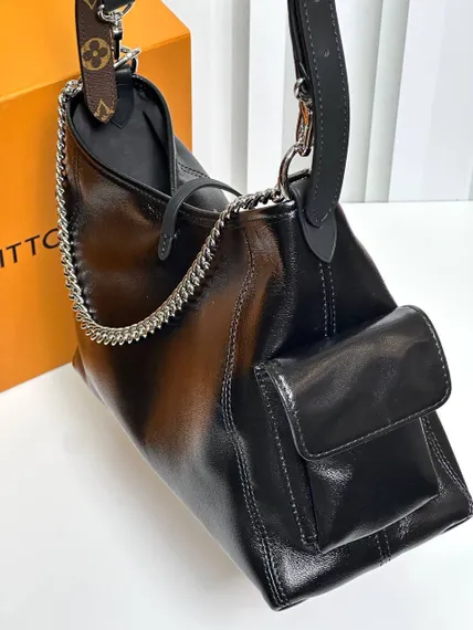 Сумка женская Louis Vuitton Carry All Cargo Vibe , чёрная