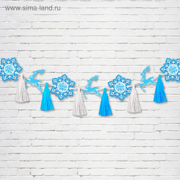 Гирлянда Снежинки